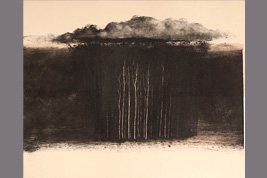 Monotype - Ramier, grand nuage - Gérard Jan