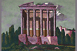 Pastel - Temple, Forum - Gérard Jan