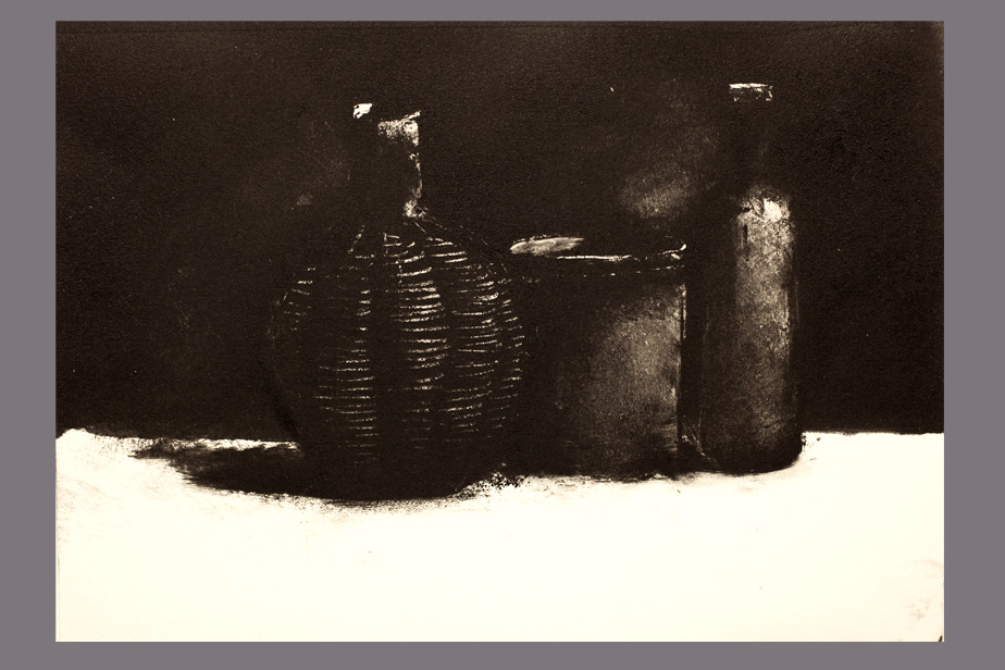 Monotype - Gourde, boite et bouteille - Gerard Jan
