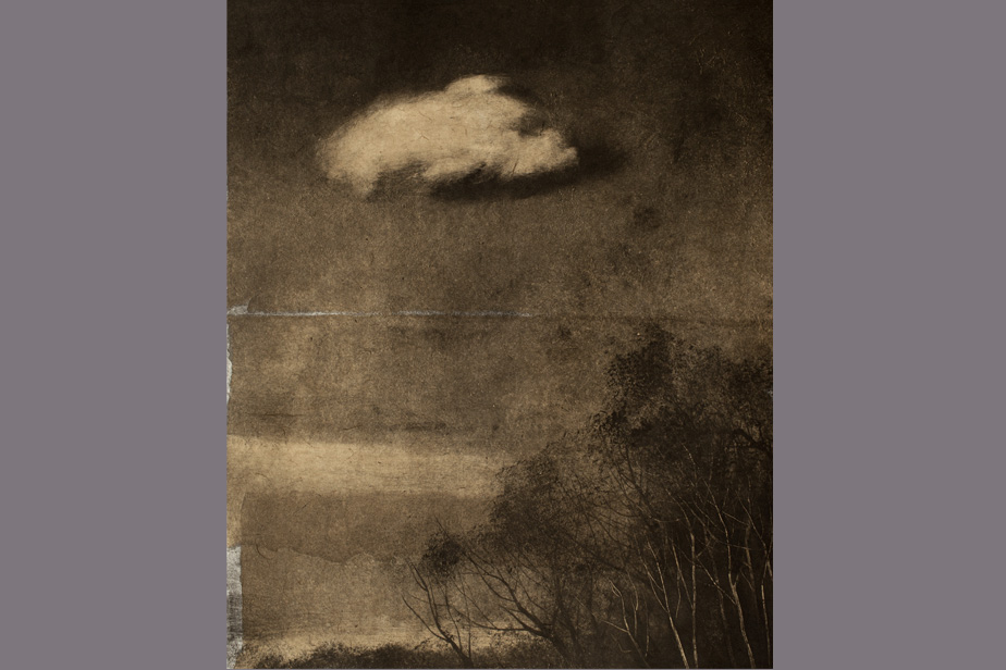 Monotype - Nuage au crépuscule - Gerard Jan