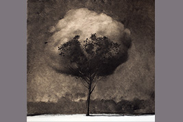 Monotype - L'arbre et le nuage - Gérard Jan