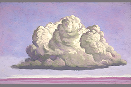 Pastel - Grand nuage, plaine - Gérard Jan