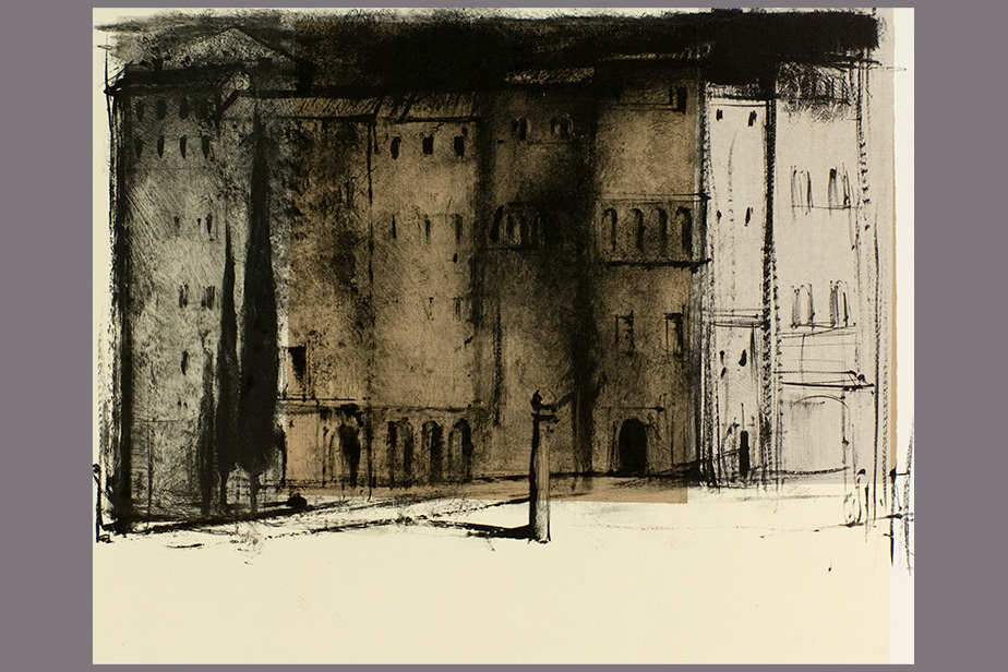 Monotype - Place, Arezzo - Gerard Jan