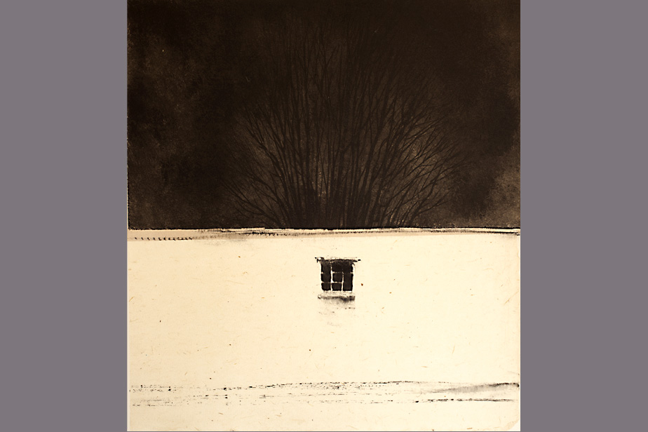 Monotype - Fenêtre sur cour - Gerard Jan