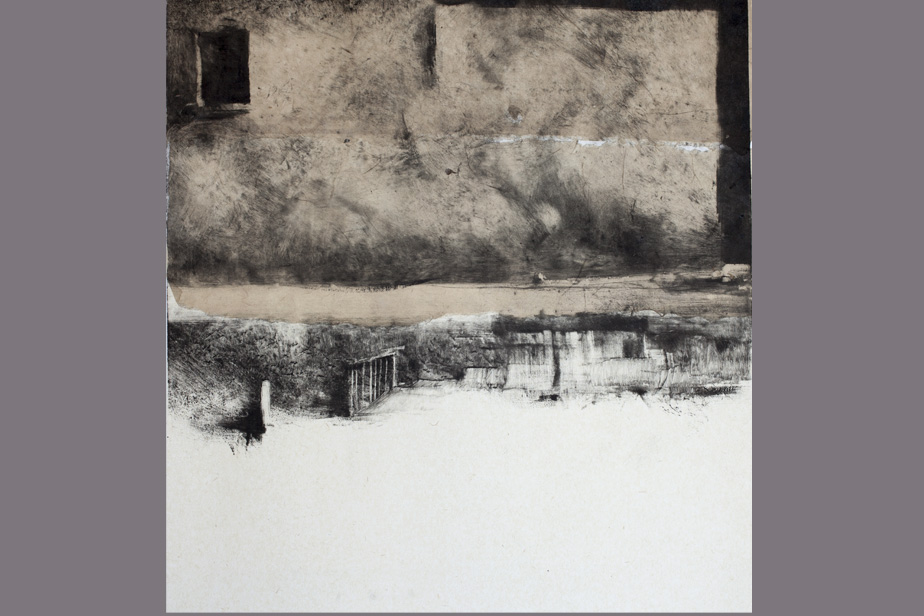 Monotype - Façade et fenêtre - Gerard Jan