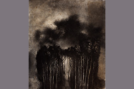Monotype - Nuages sombres, Parc Pamphilj - Gérard Jan