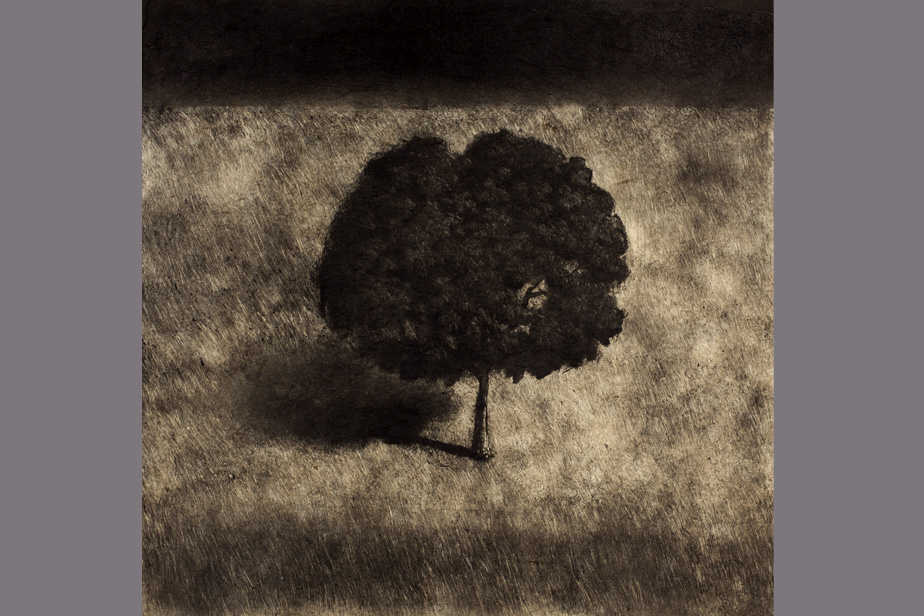 Monotype - Petit arbre solitaire - Gerard Jan