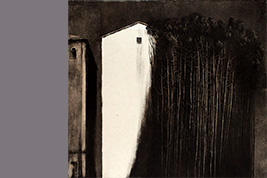 Monotype - Grande façade à Gérone - Gérard Jan