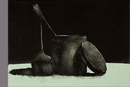 Monotype - Burette, boite et cuillère - Gérard Jan